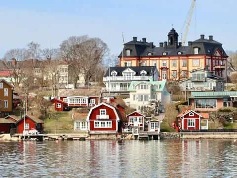 Boat Tour to the Archipelago City Vaxholm